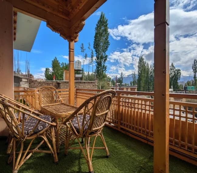 Leh Retreat Balcony View