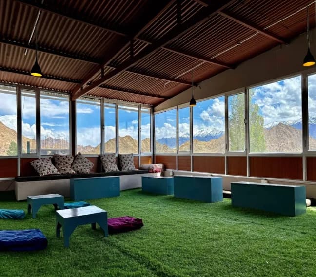 Leh Retreat Rooftop Hangout Zone