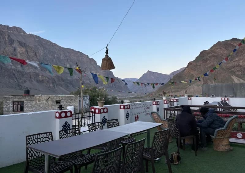 Losar Homestay Open Air Dining 