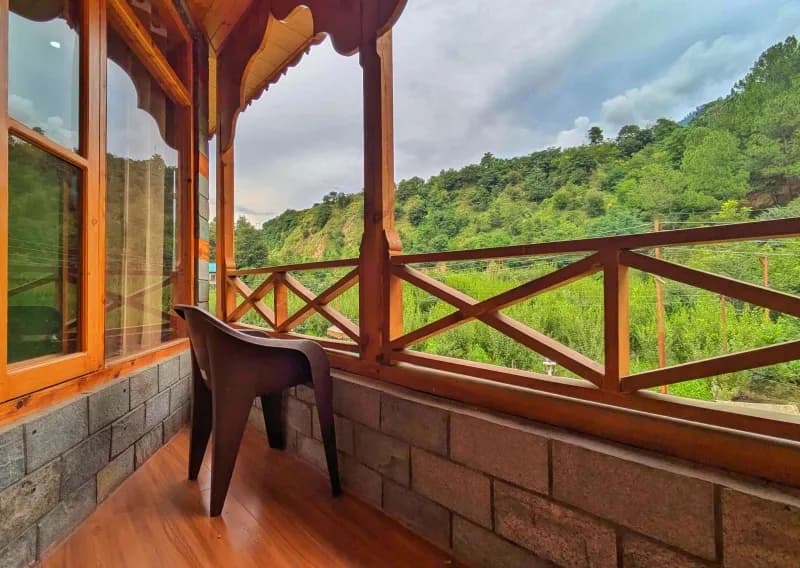 Balcony View from Kullu Retreat