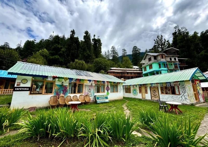 Exterior of Pulga Hostel