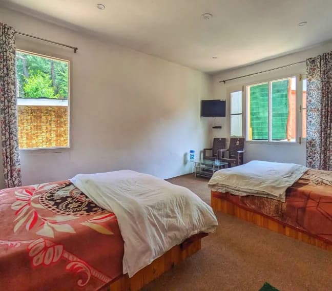 Pahalgam Retreat Room Interior
