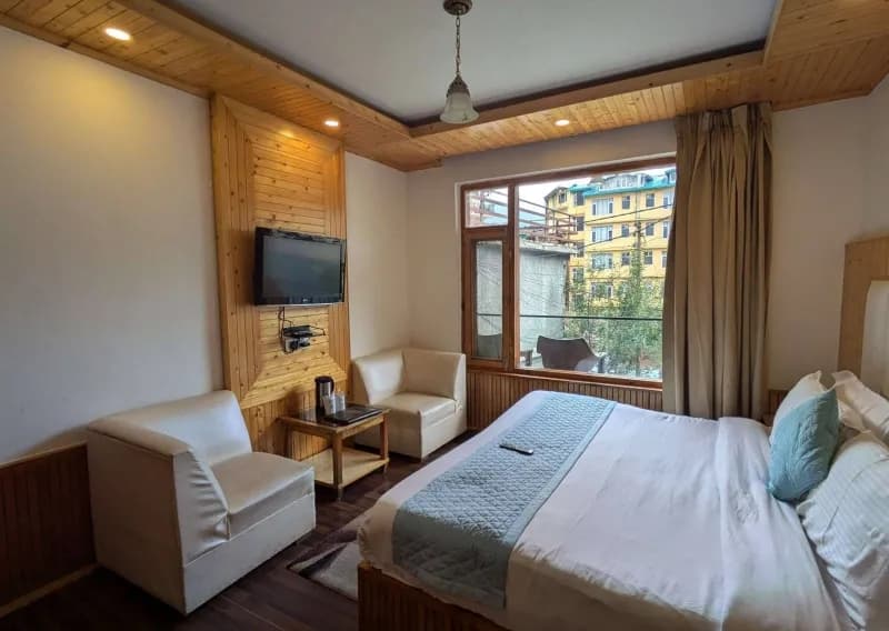 Manali Retreat Room Interior