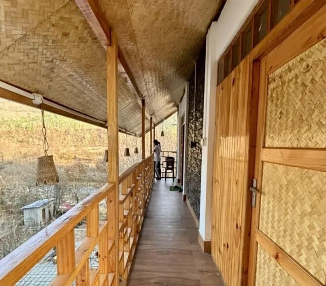 View from Shergaon Homestay