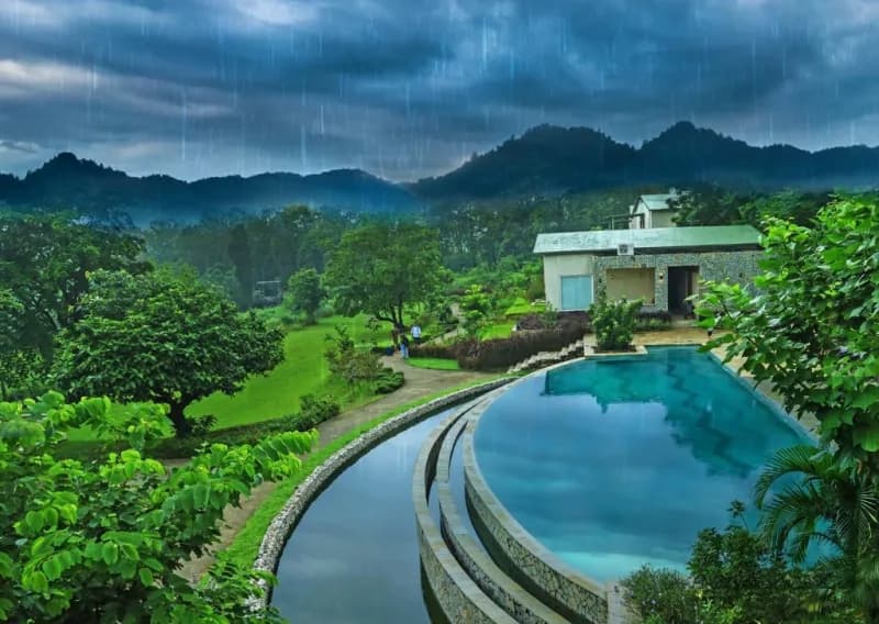 Jim Corbett Resort Campus With Swimming Pool