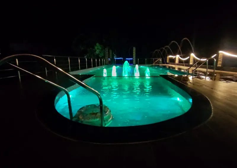 Night view at Mandarmani Guest Inn