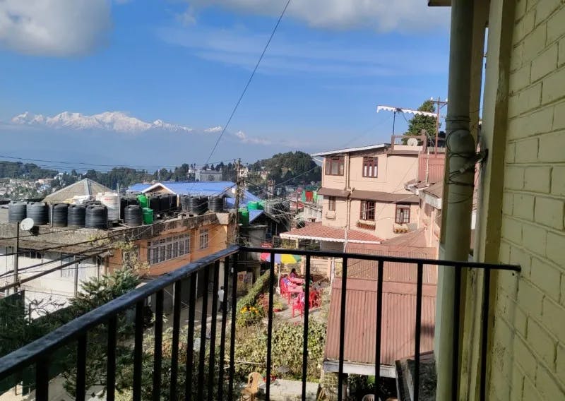 view from homestay, Darjeeling Homestay@izifiso