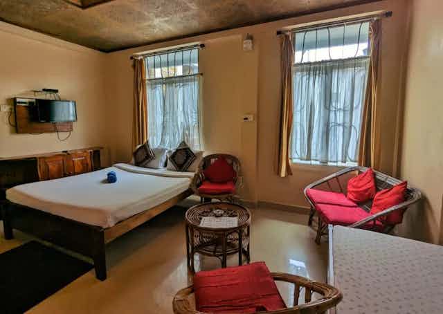 room interior at Cherrapunji guest inn