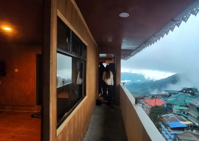 view from Darjeeling Homestay
