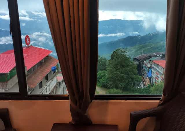 view from room at Darjeeling Homestay