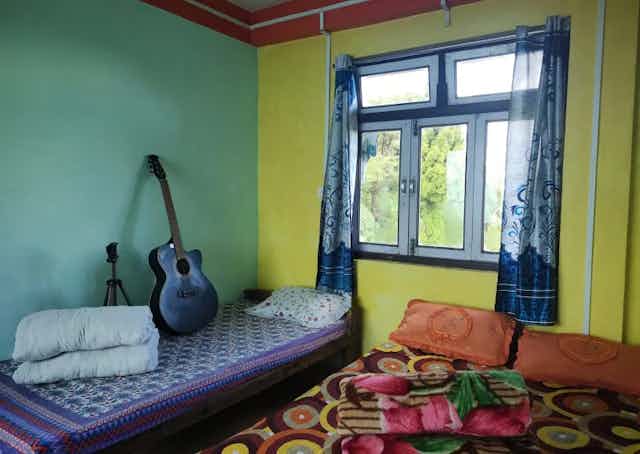 Room interior at Dhotrey homestay 