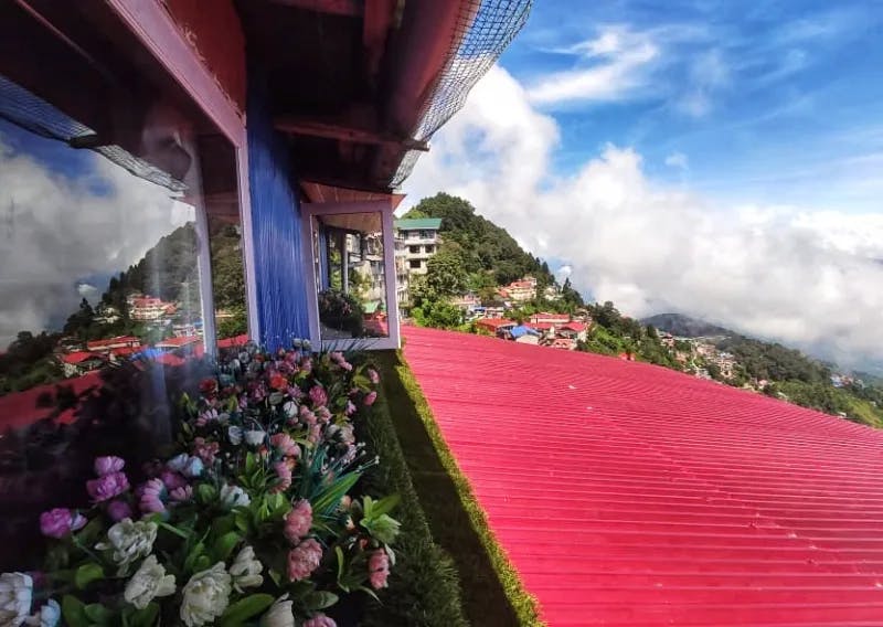 view from Darjeeling guest inn
