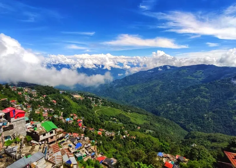 Darjeeling mountain view
