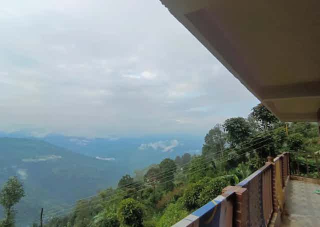 mountain view from Dawaipani Homestay